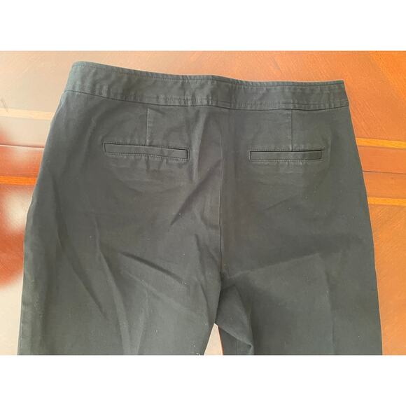 Talbots Size 10 Petite Womens Dress Pants Black Curvy CA#23147 Hook Bar Closure - Picture 4 of 9